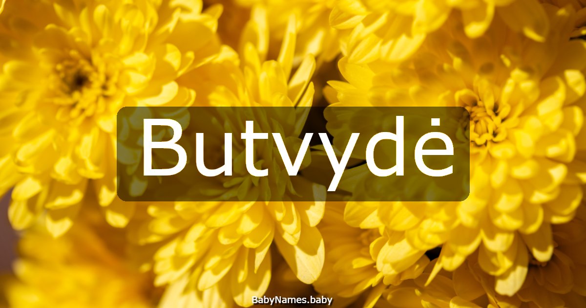 Butvydė