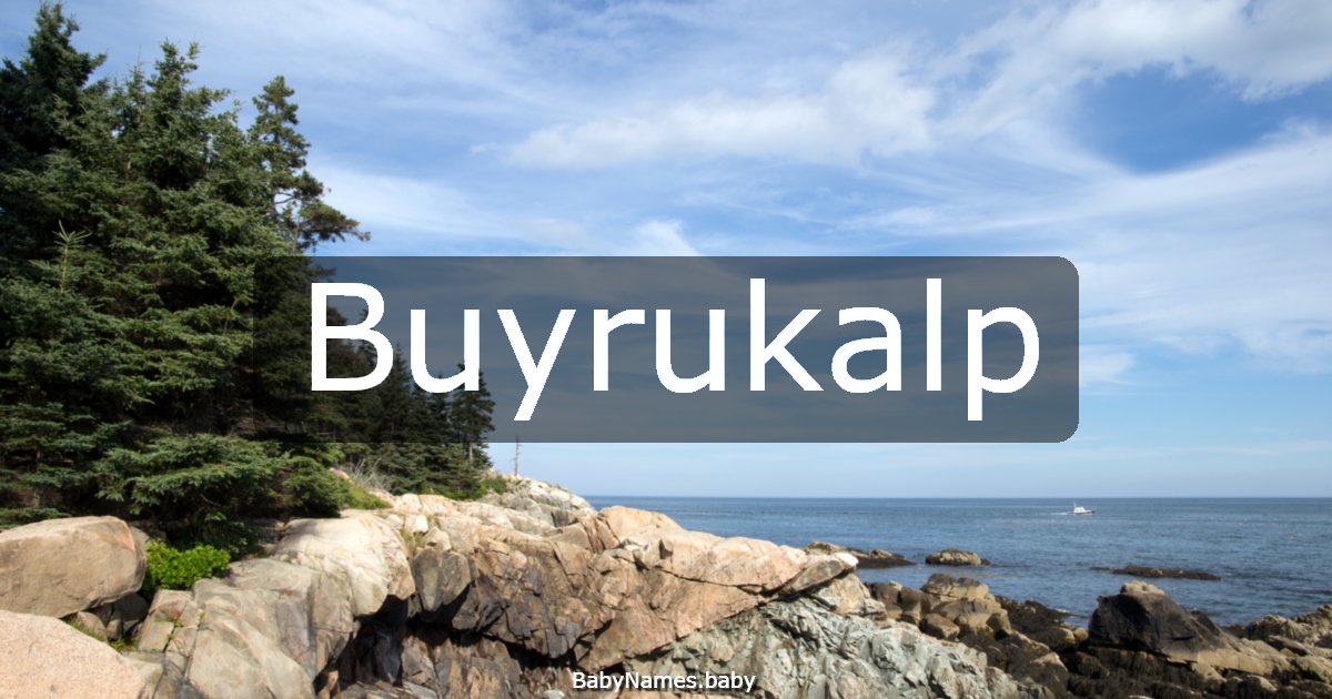 Buyrukalp