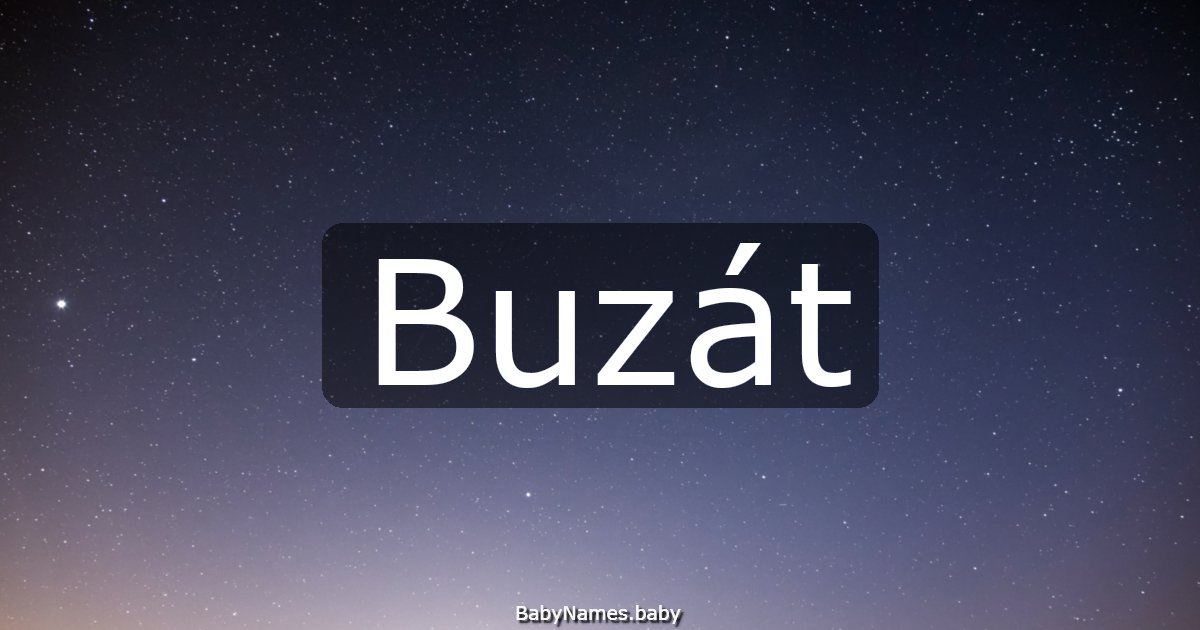 Buzát