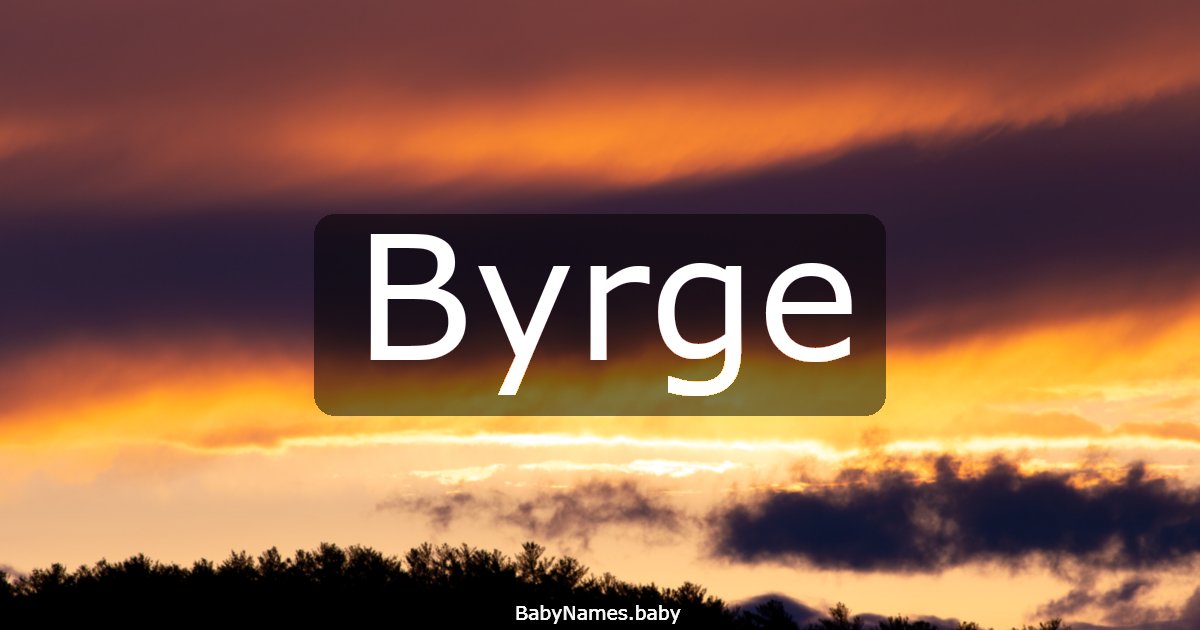 Byrge