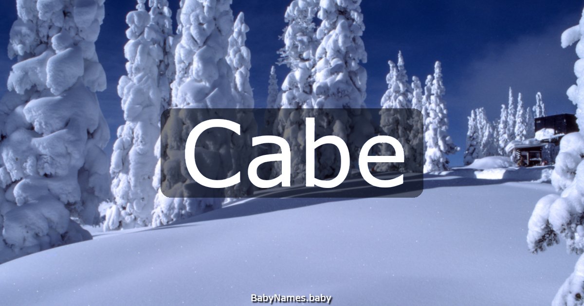 Cabe