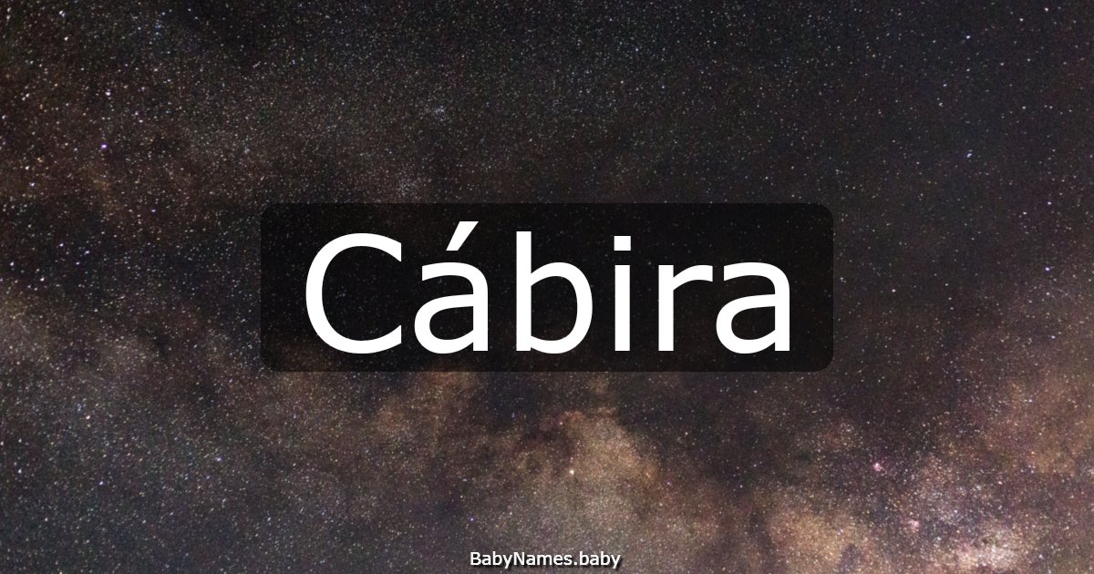 Cábira