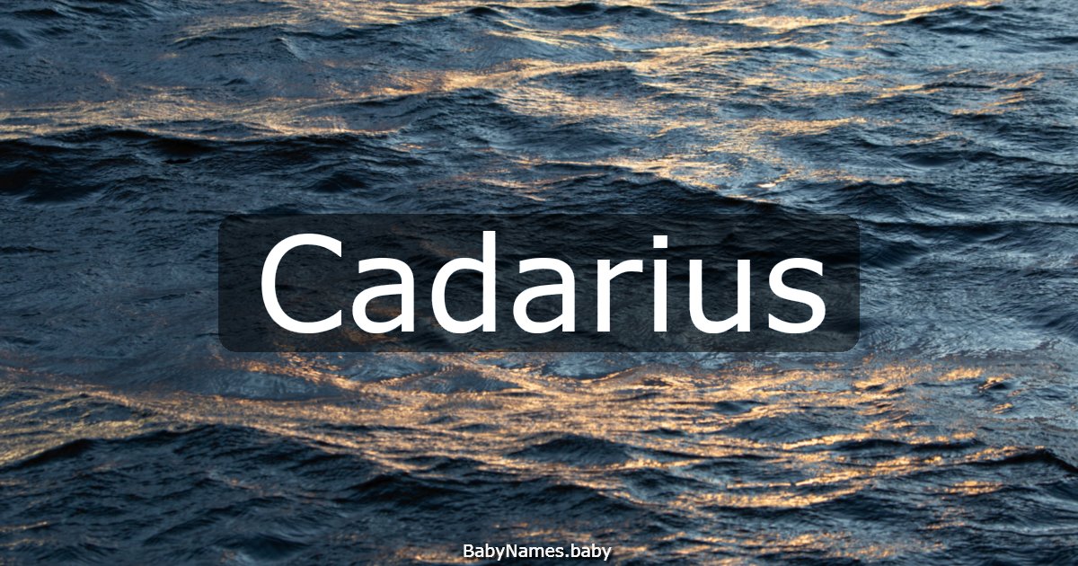 Cadarius