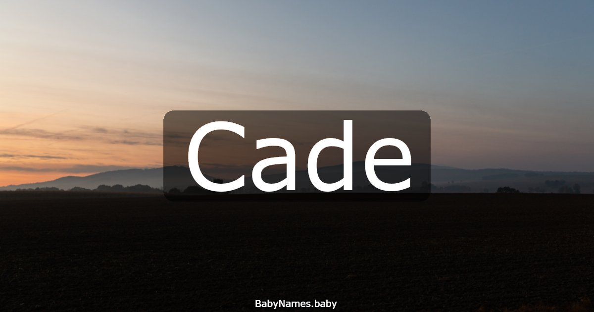 Cade