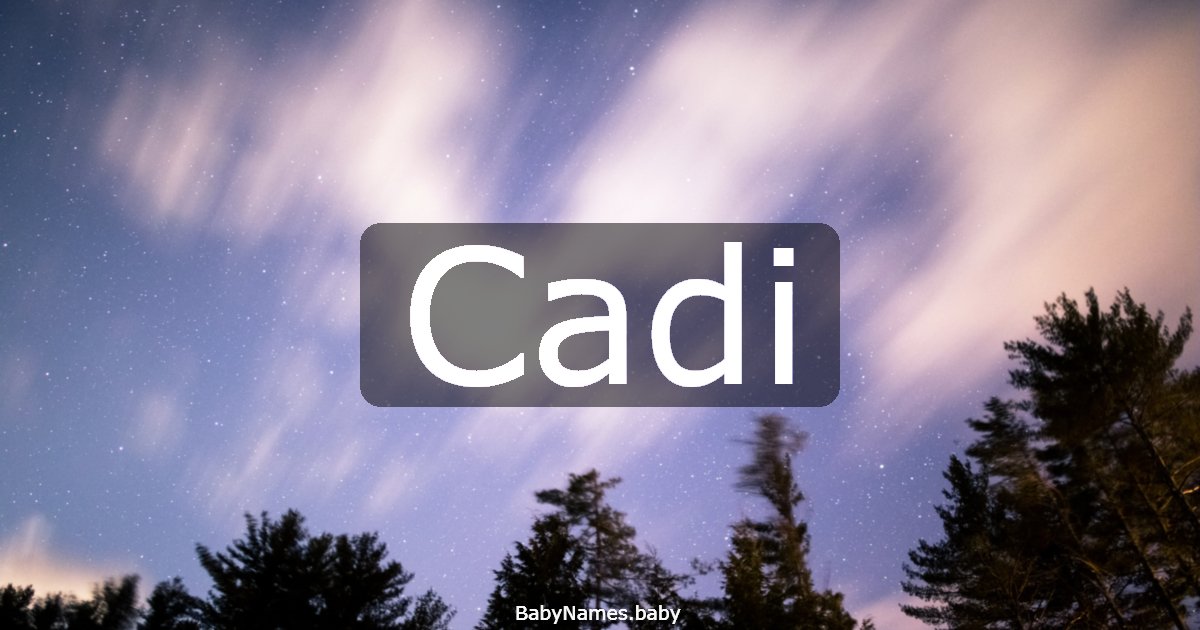 Cadi