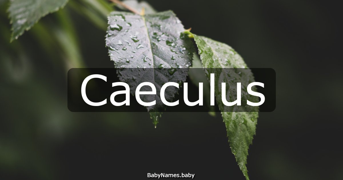 Caeculus