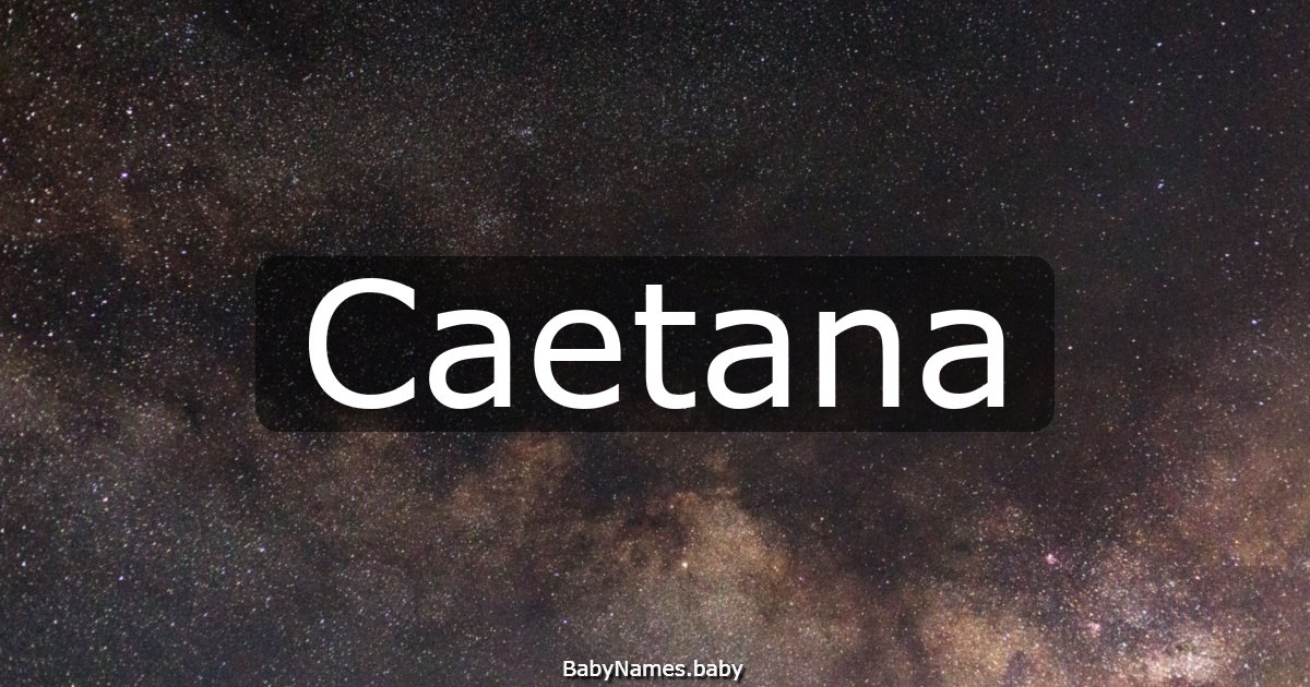 Caetana