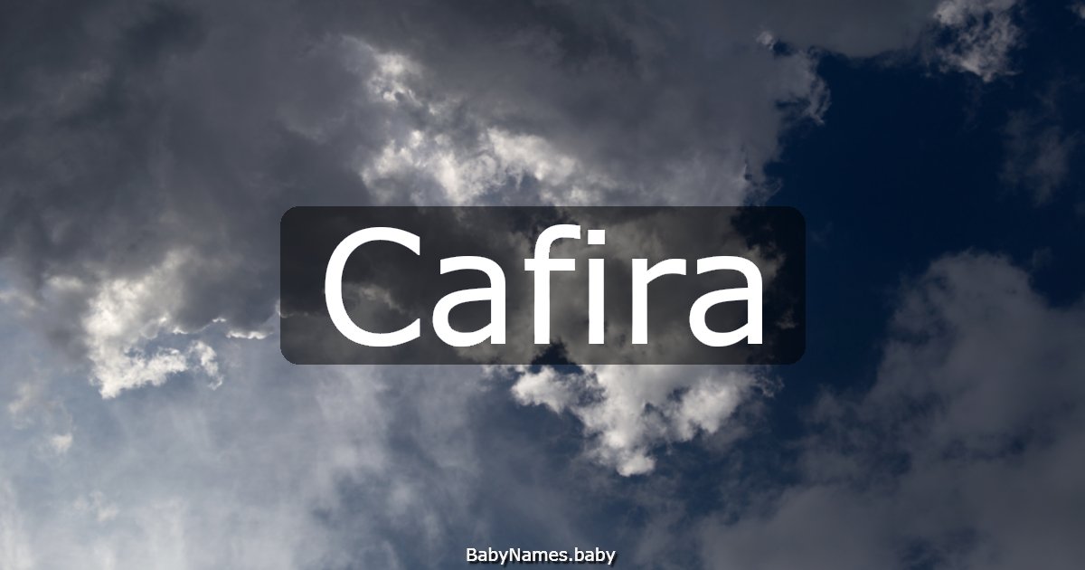 Cafira