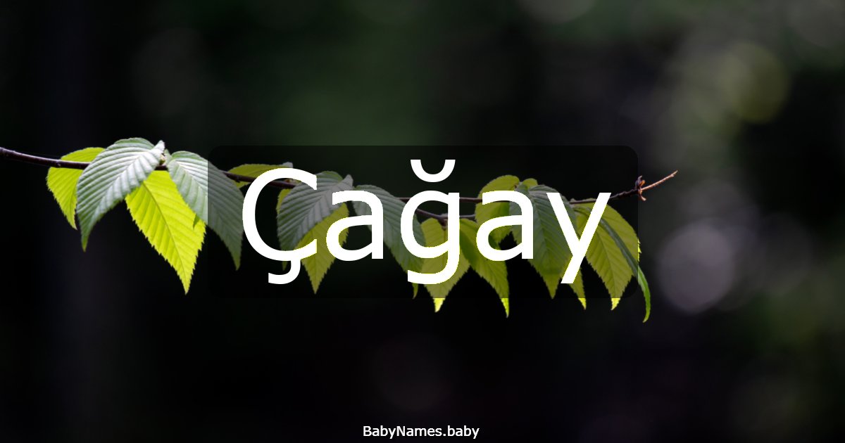 Çağay