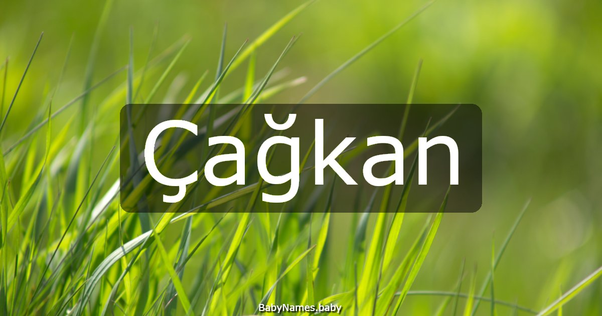 Çağkan