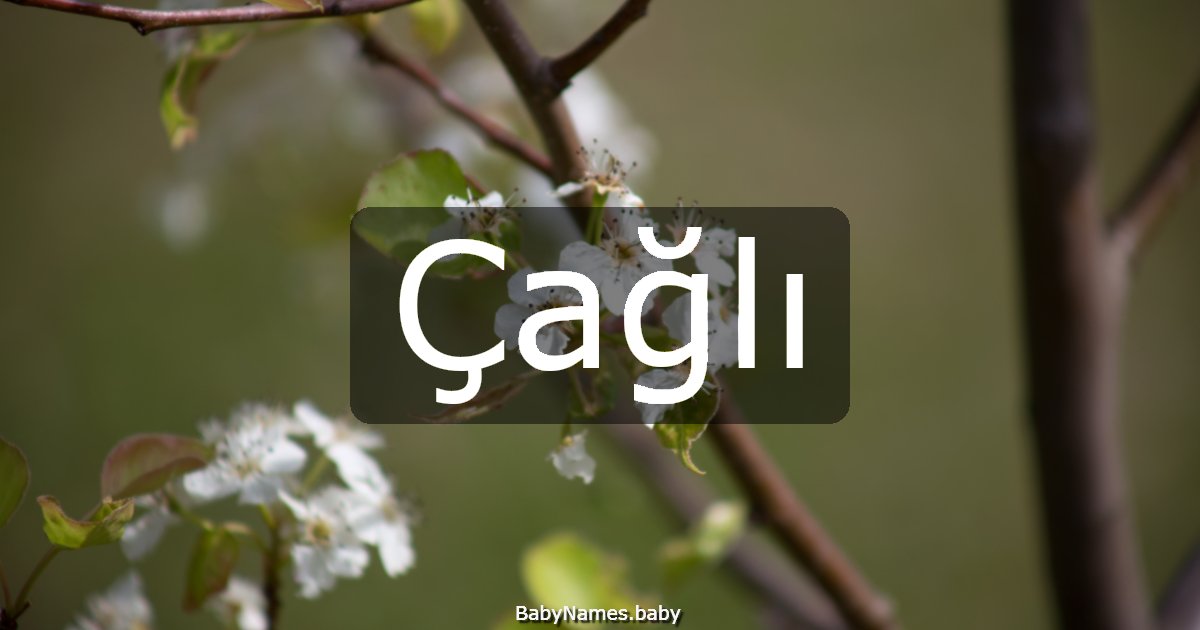 Çağlı