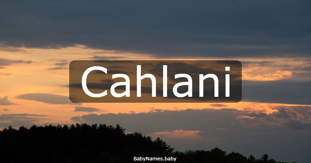 Cahlani
