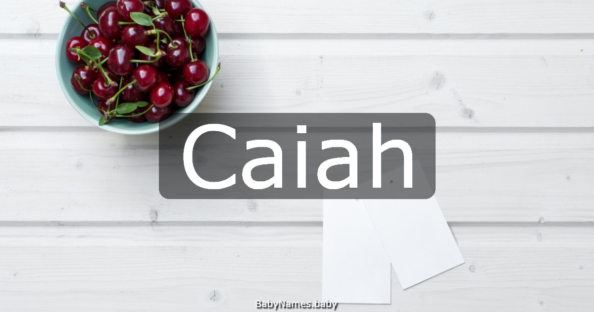 Caiah
