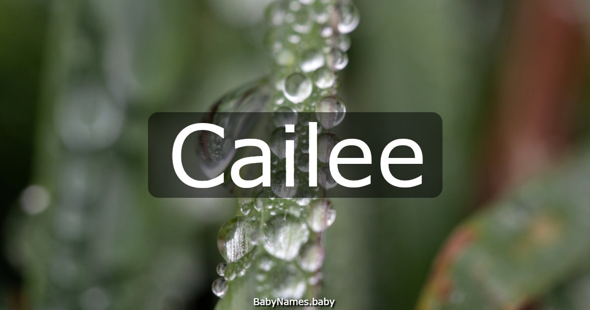 Cailee