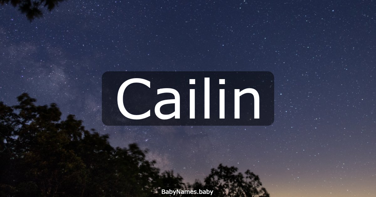 Cailin