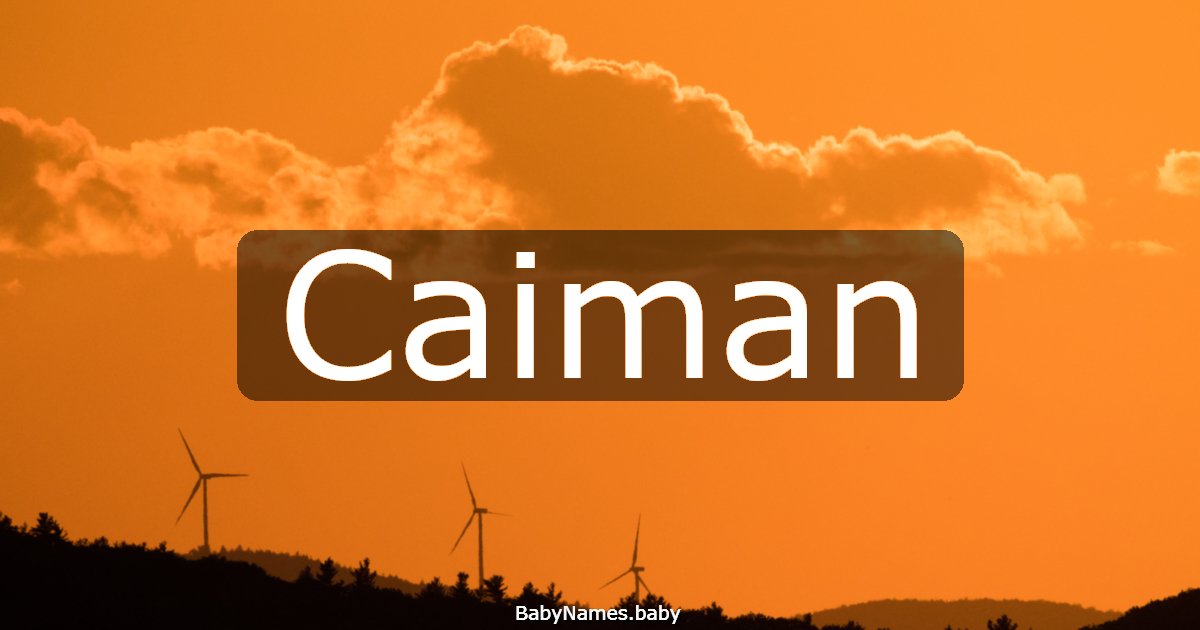 Caiman