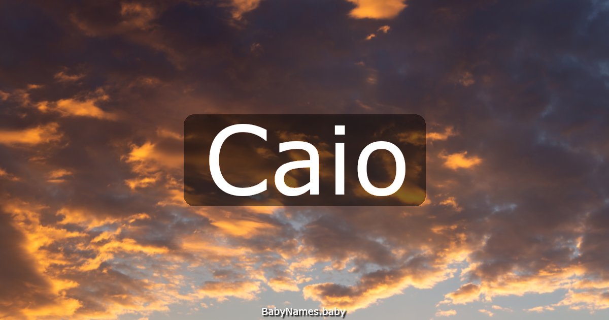 Caio
