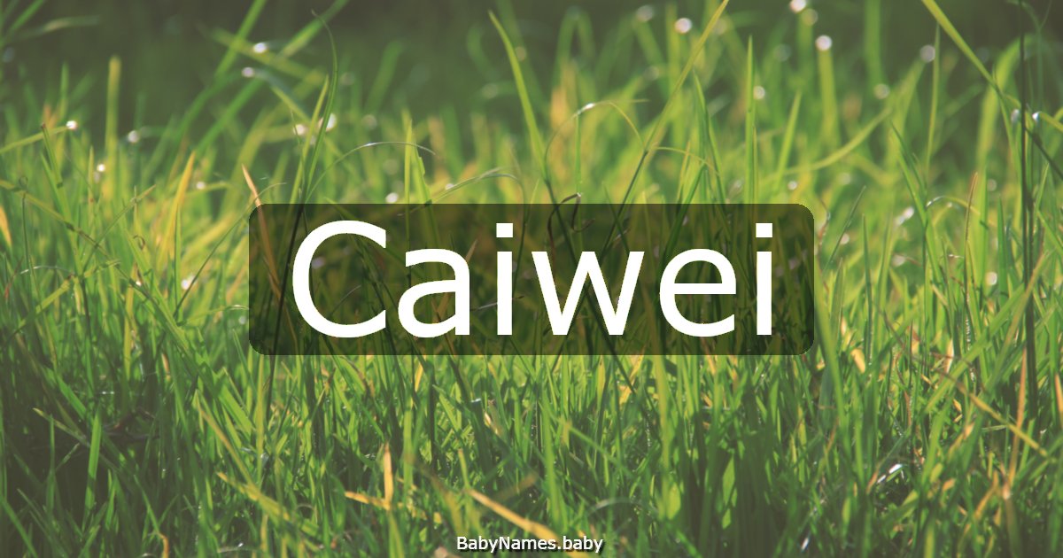 Caiwei