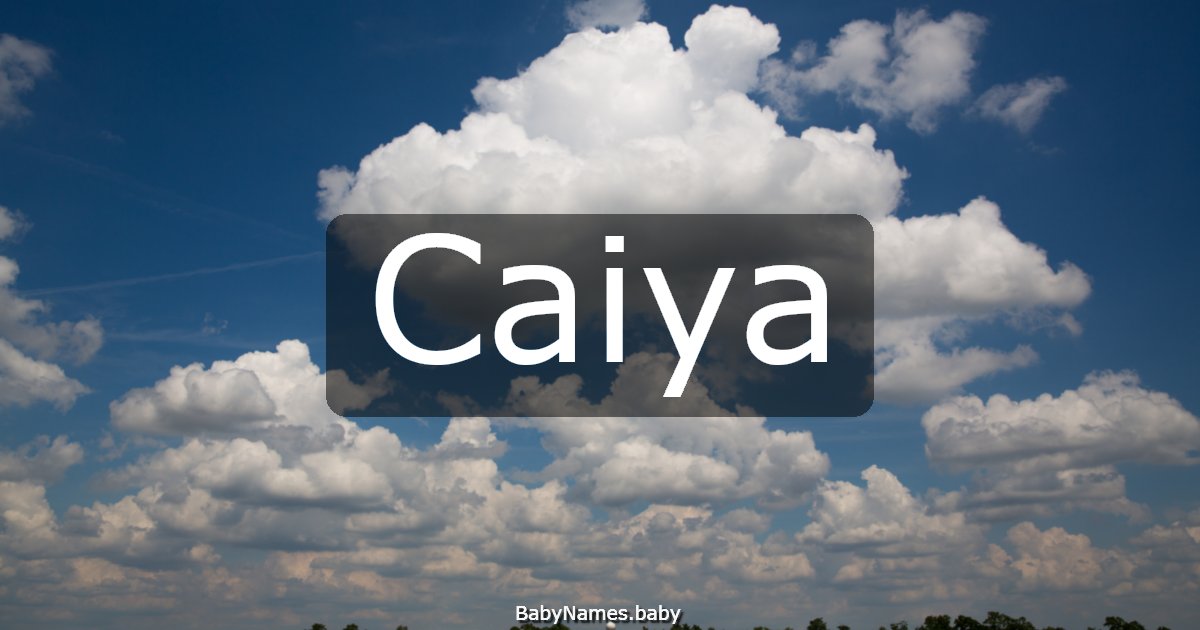 Caiya
