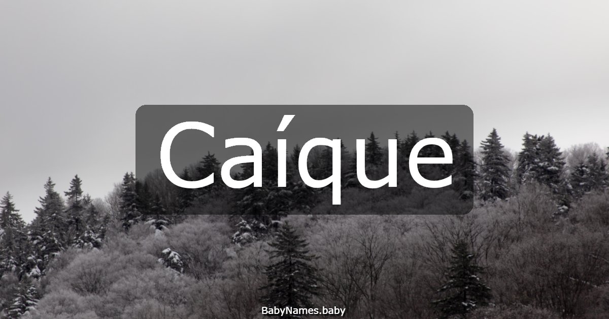 Caíque