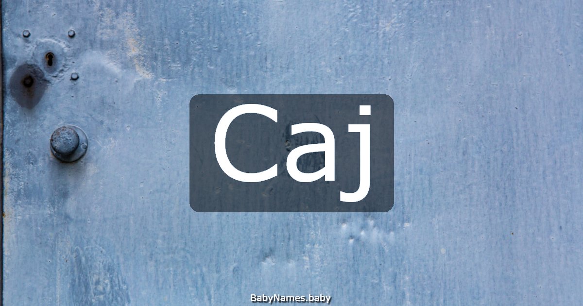 Caj