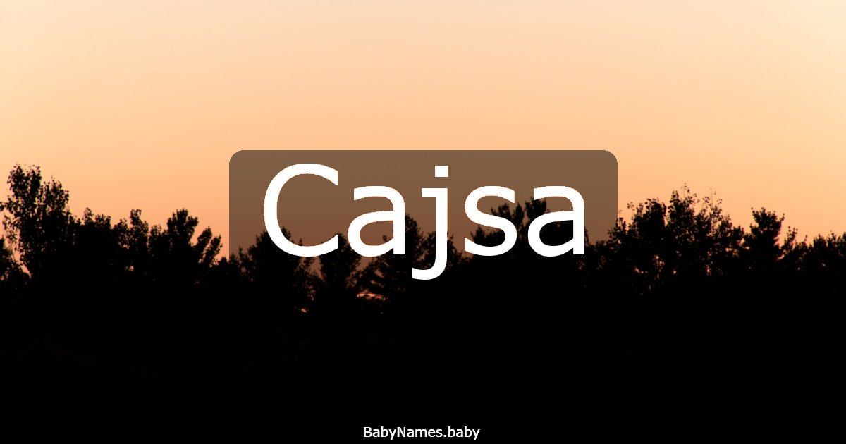 Cajsa