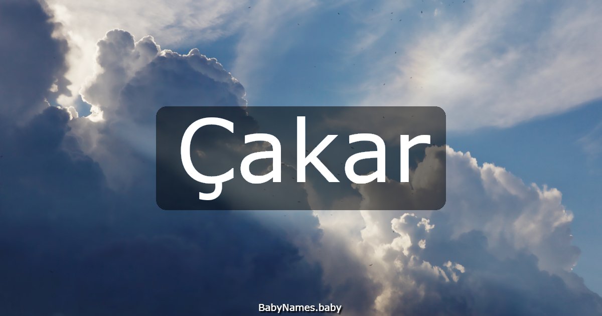 Çakar