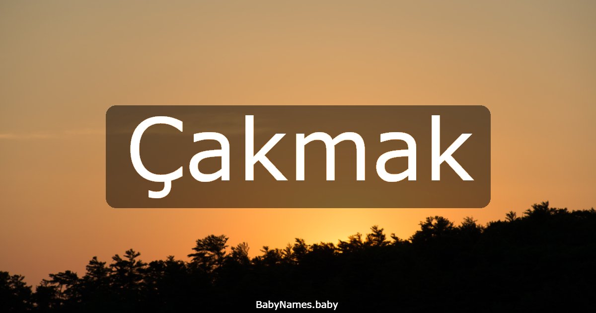 Çakmak