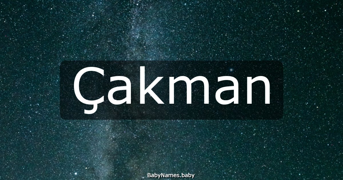 Çakman