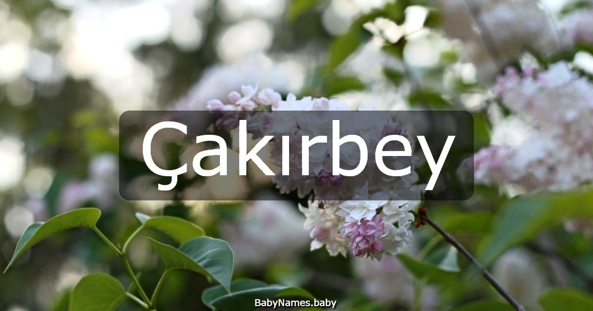 Çakırbey