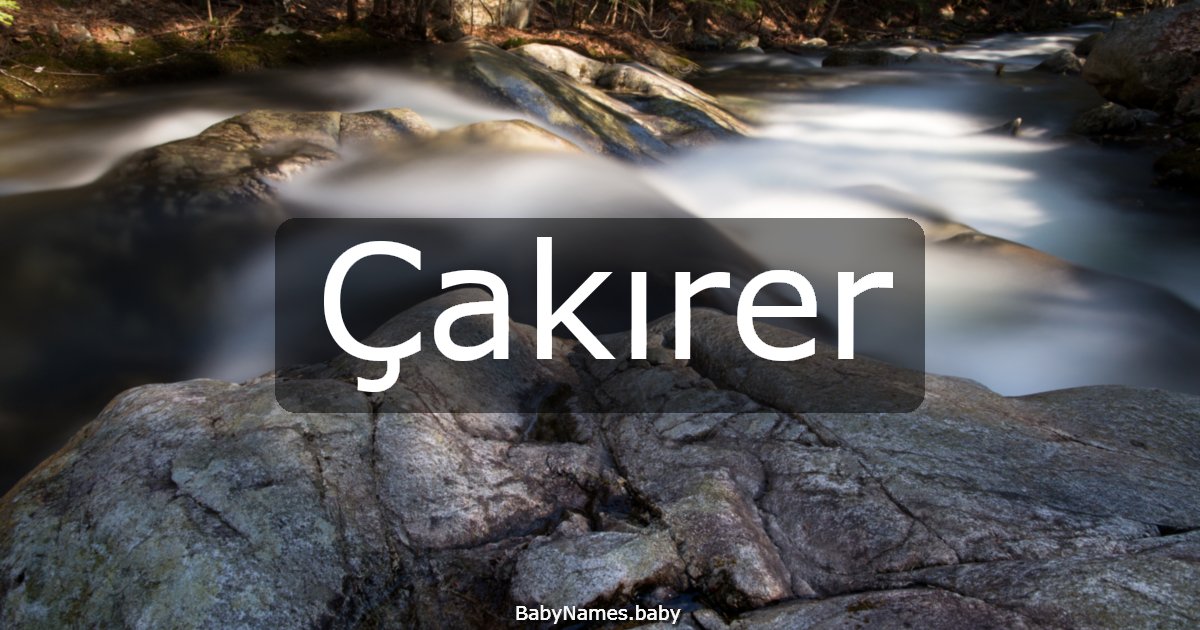 Çakırer