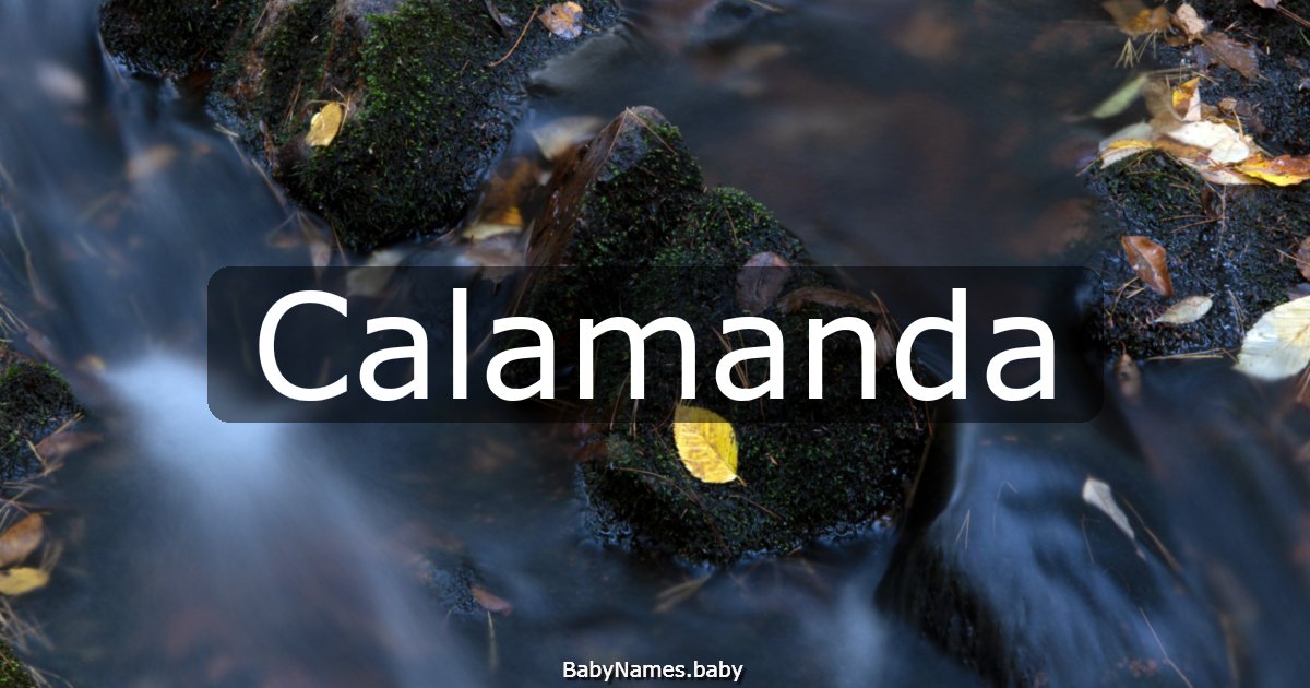 Calamanda