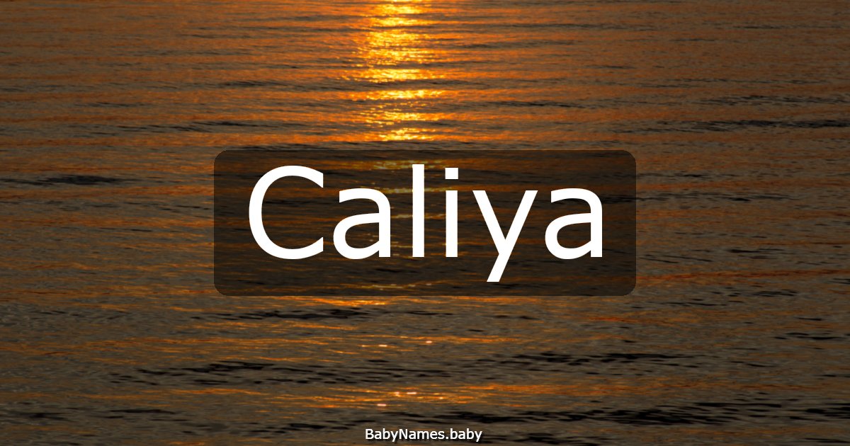 Caliya