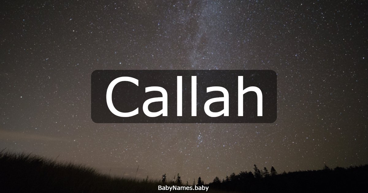 Callah
