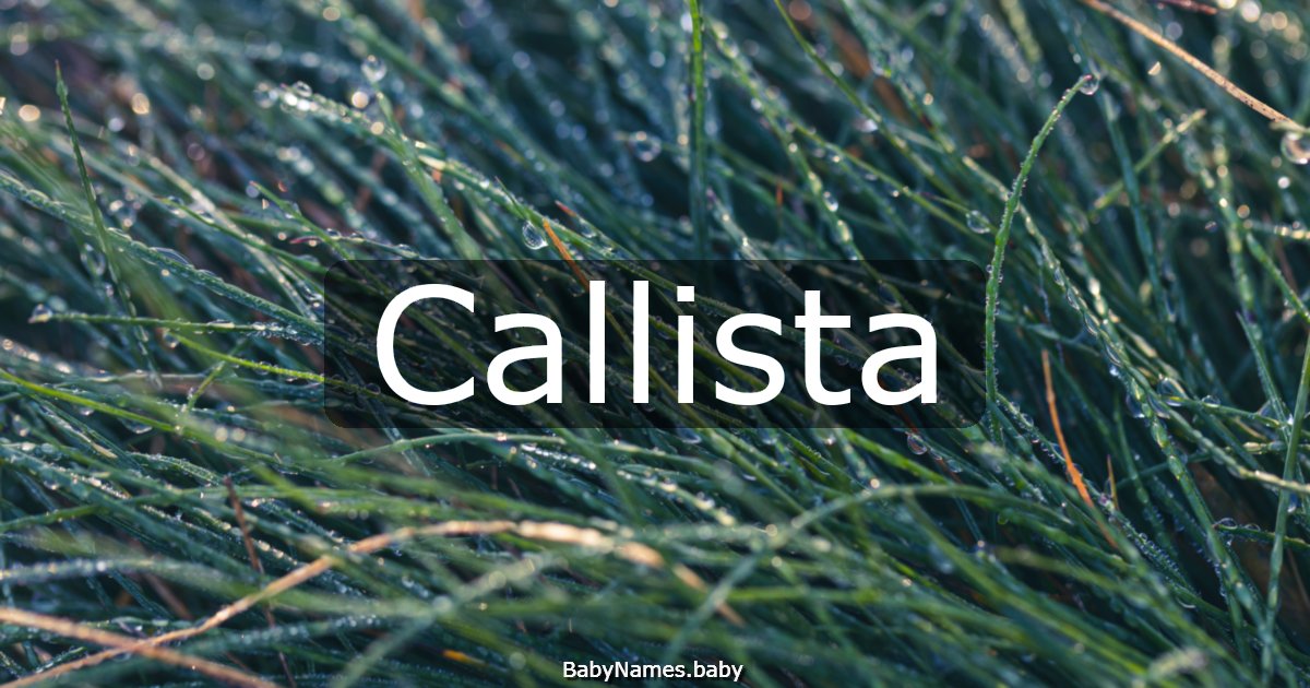Callista
