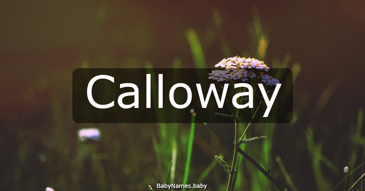 Calloway