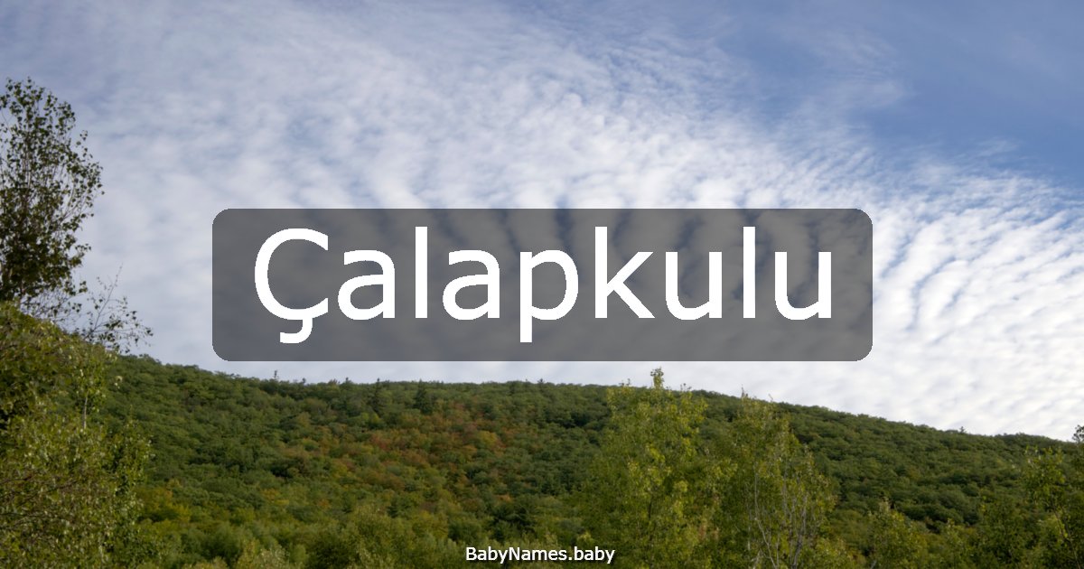 Çalapkulu
