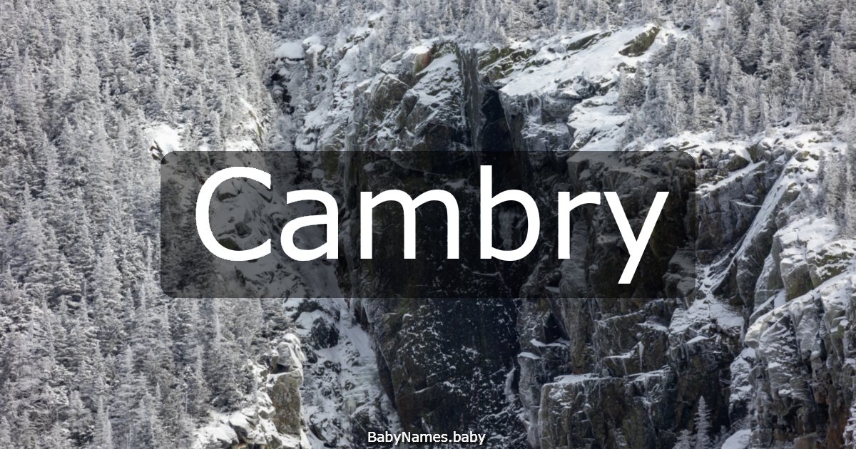 Cambry