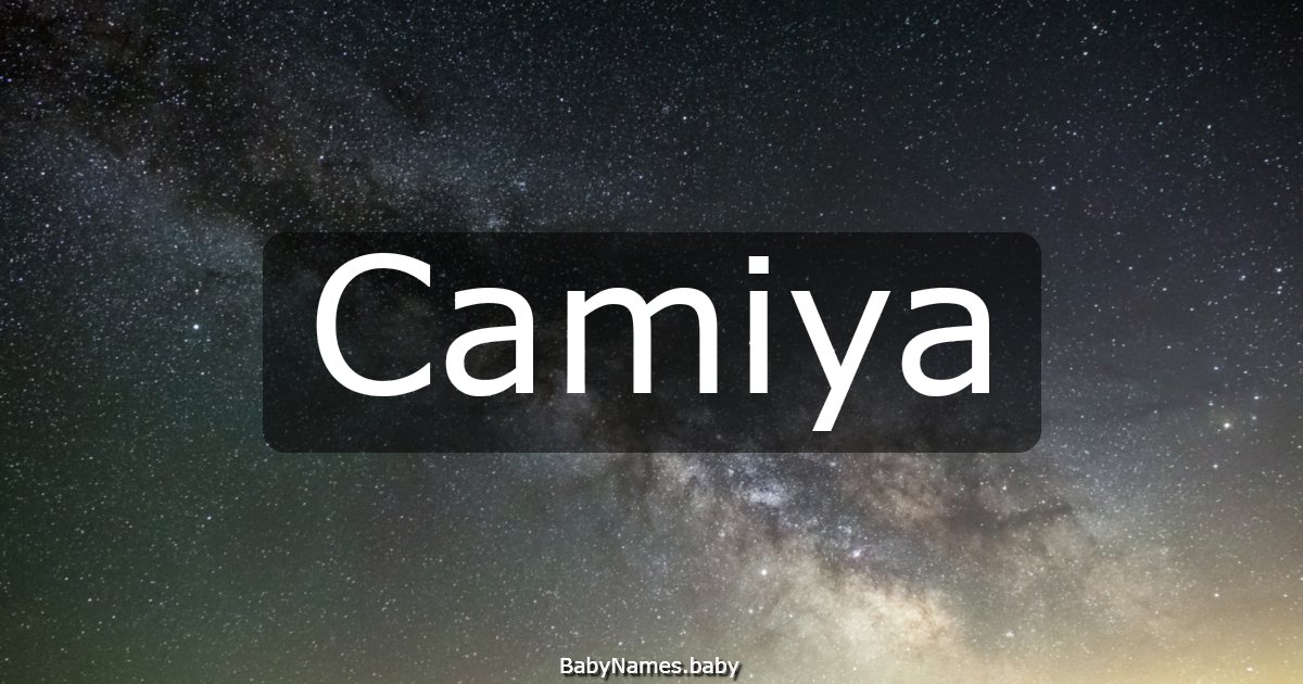 Camiya
