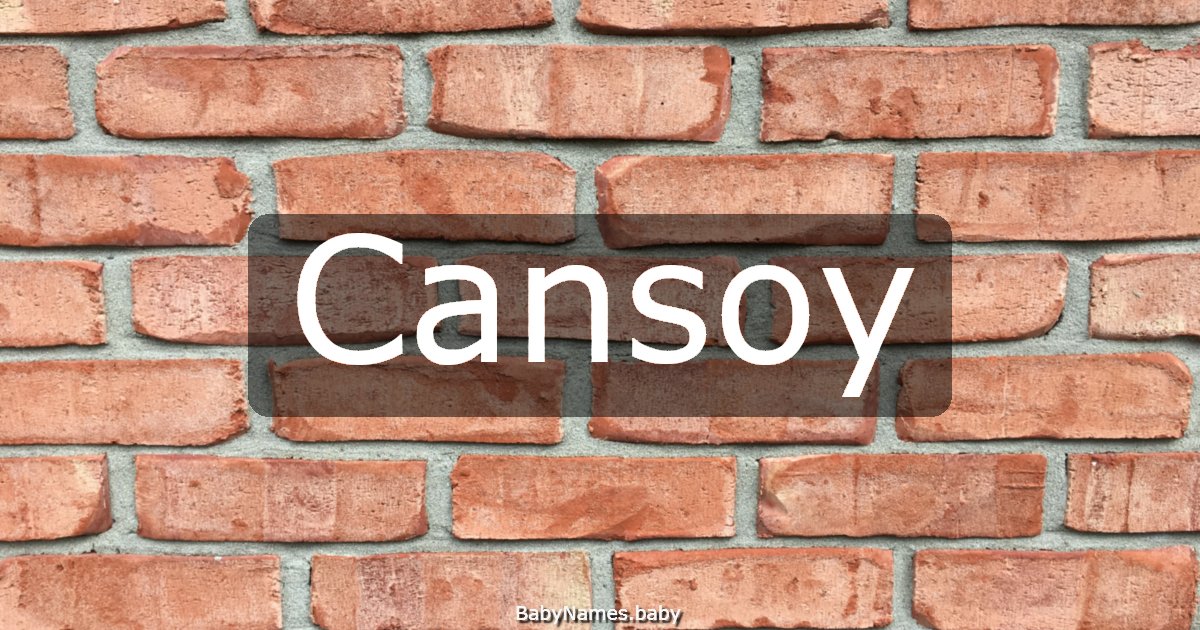Cansoy