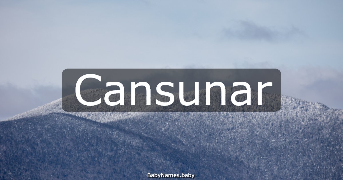 Cansunar