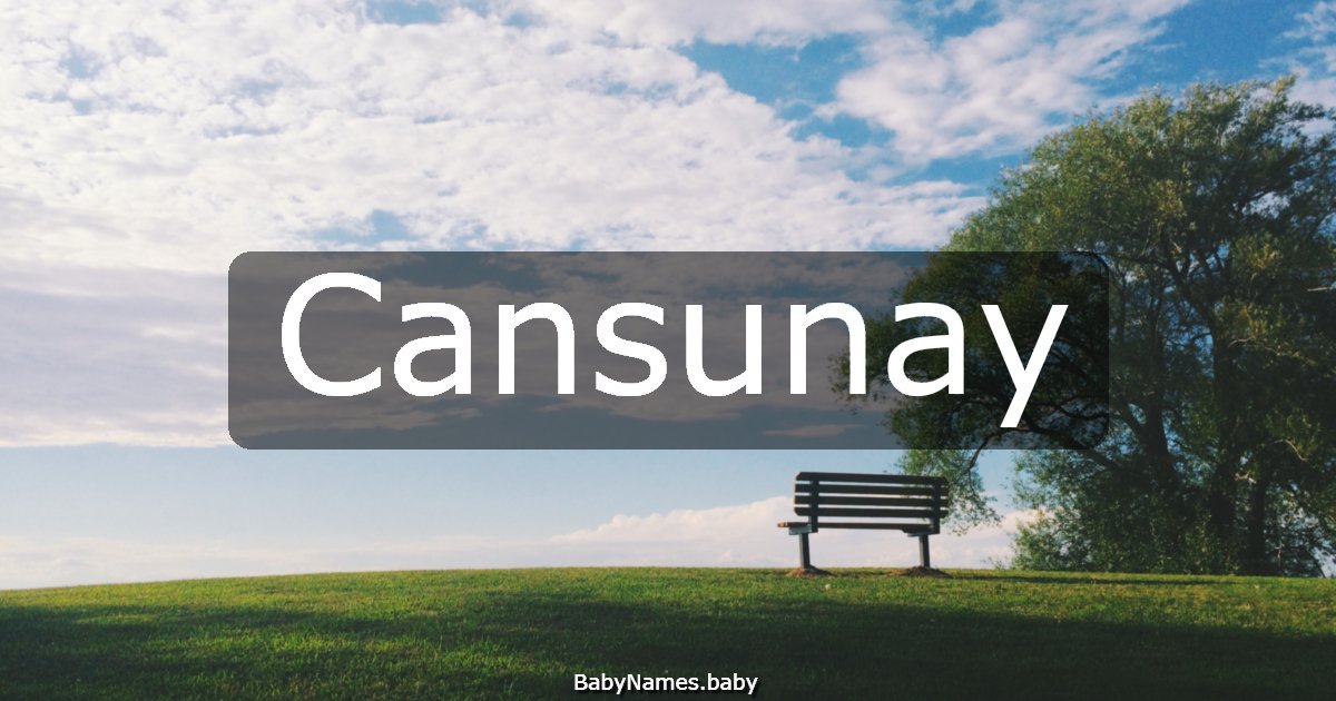 Cansunay