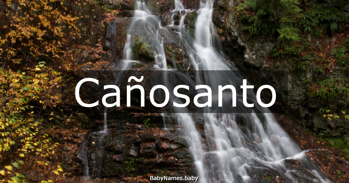 Cañosanto