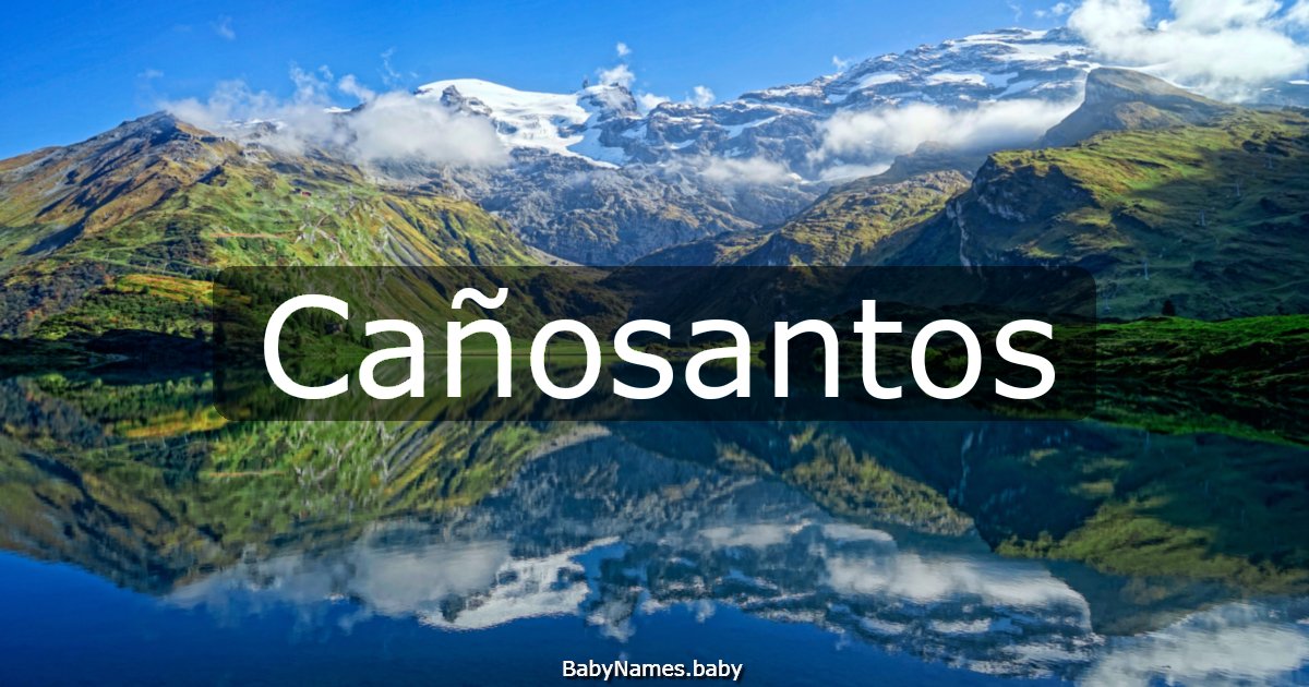 Cañosantos