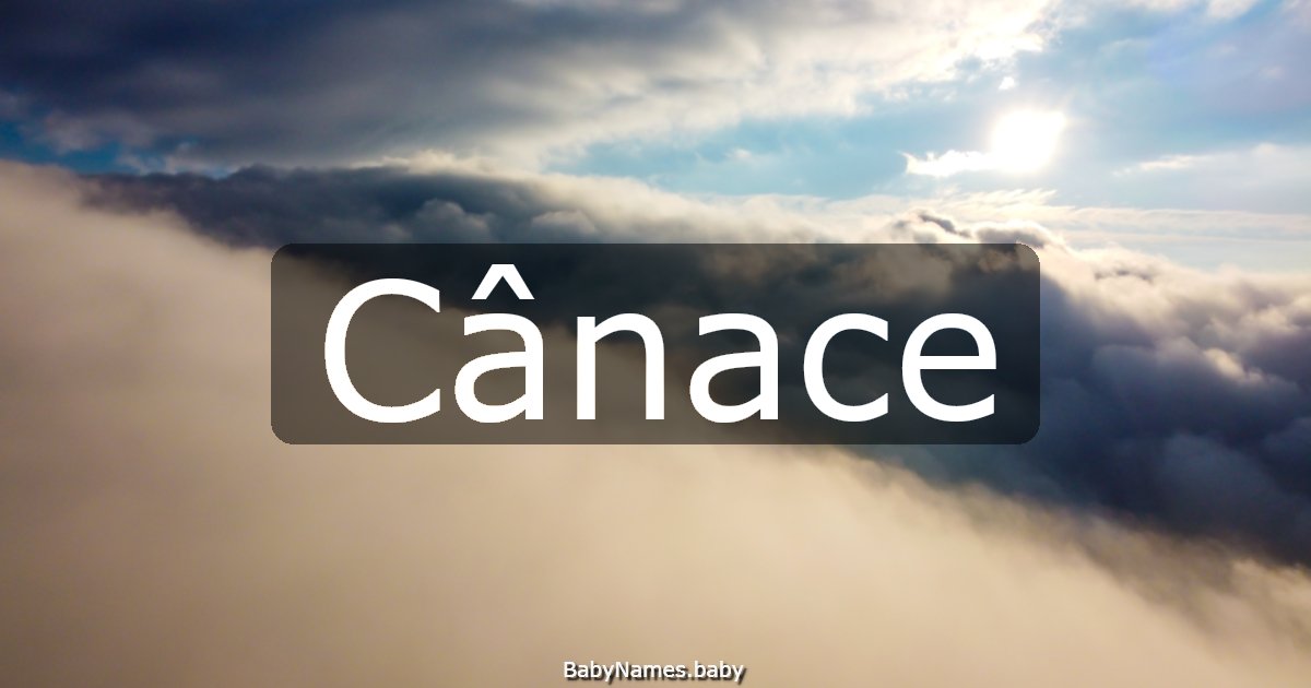 Cânace