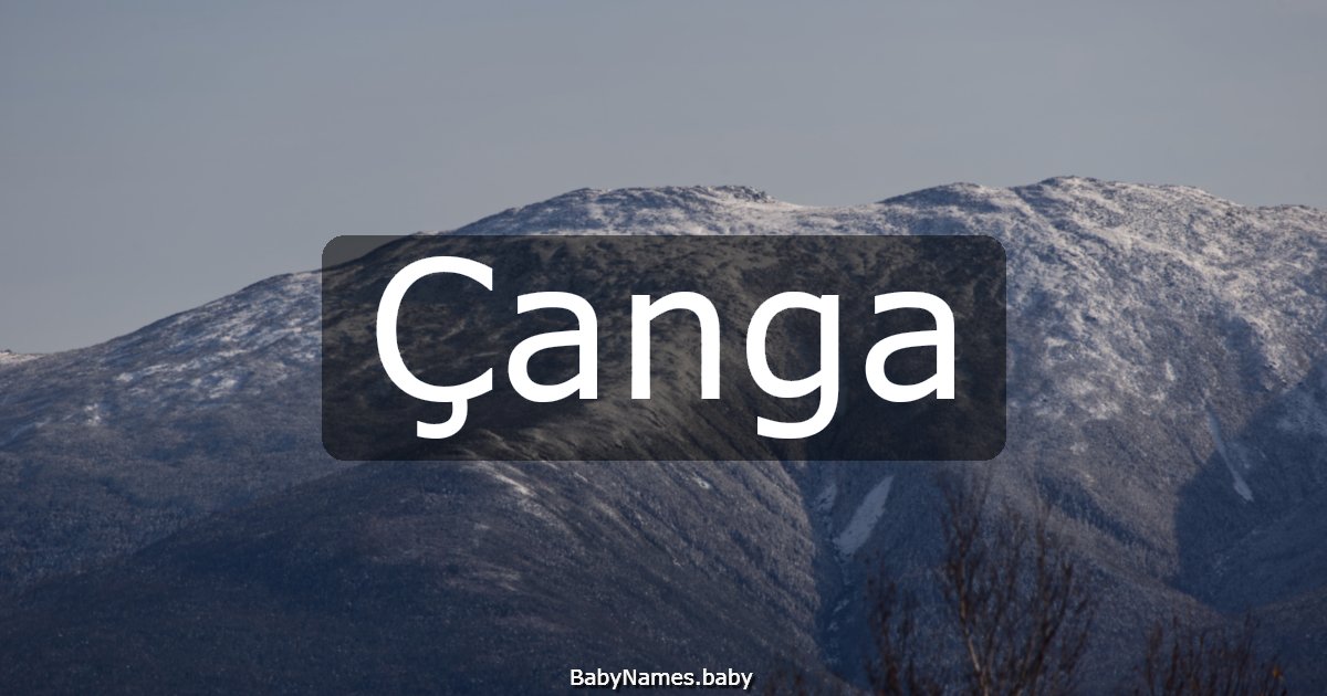 Çanga