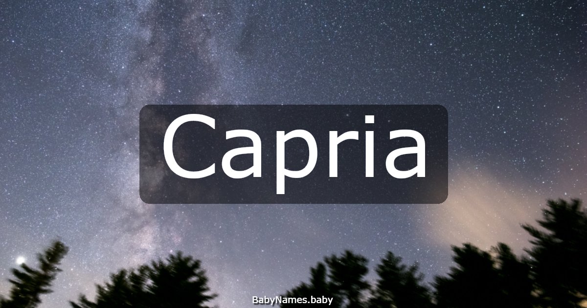 Capria