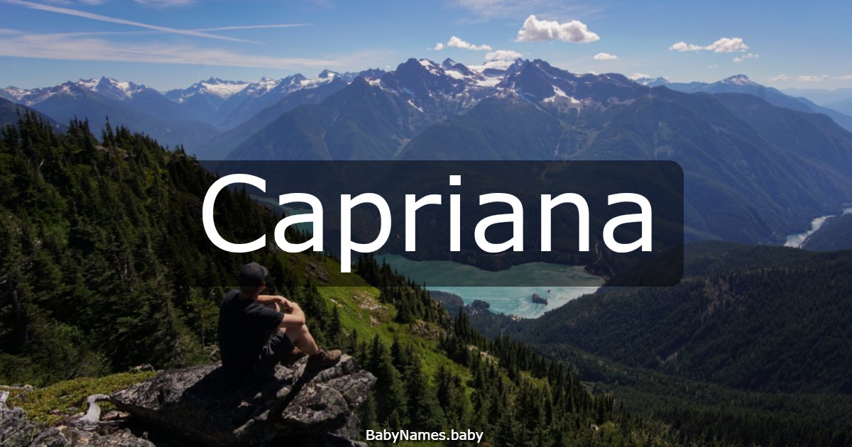 Capriana