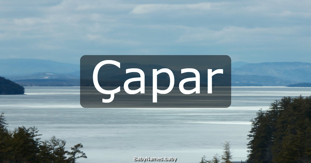Çapar