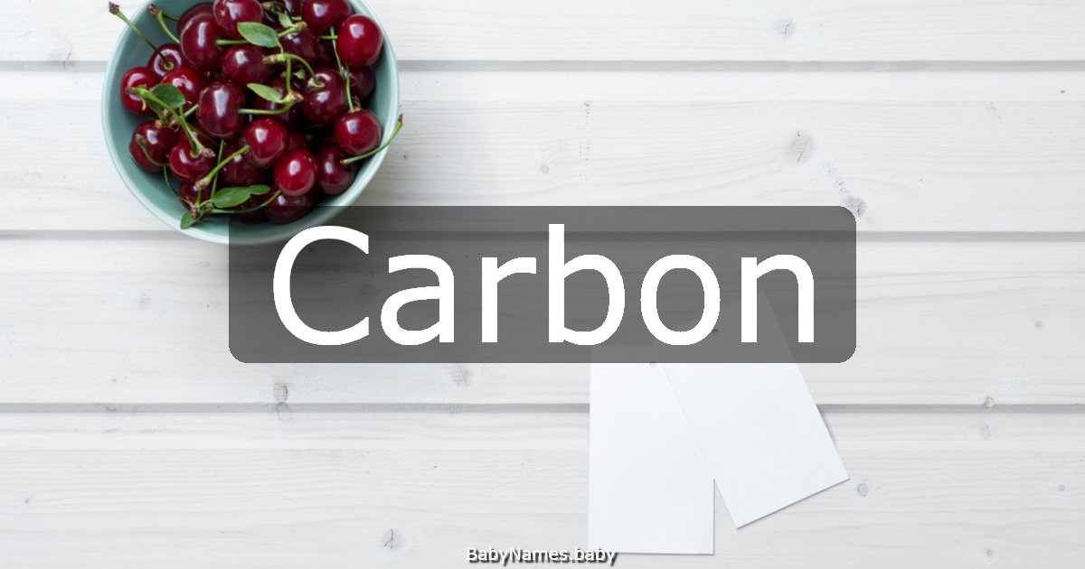 Carbon